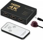 MICROWORLD 3 Port HDMI Switch With Ir