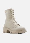 Robyn Lace Up Boot - Light Grey