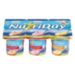 Danone Nutriday Strawberry Apricot & Granadilla Flavoured Low Fat Smooth Yoghurt 6 X 100G