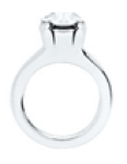 FLC55 - Ring With Stone Floating Locket Charm
