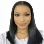 Lace Straight Bob Wig High Temp Silk Multi-part Synthetic Lace Front Wig