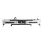 Smte Modern Marble Tv Stand With Keychain