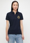 Polo Wmn Morgan Short Sleeve Crest Golfer - Navy