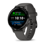 Garmin Venu 3S - Slate Stainless-steel Bezel With Pebble Gray Case And Silicone Band