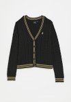 Polo Girls Ashley Cable Knit Cardigan - Black