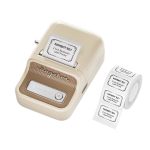 NB109 - - B21S - Portable Thermal Label Bluetooth Printer Incl Free Label 50X30MM Cream