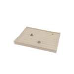 Light Linen Open Ring Tray - Large