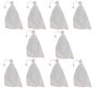 Garden Pest Control Fruit Cover Mesh Bag Set Of 10 25 X 30CM