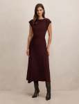 Marissa Jersey T-Shirt Midi Dress - 18 Midnight Plum