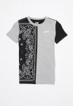 Levi's Boys Colorblocked Tee - Grey & Black