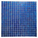 Gold Leaf Mosaic Tile Midnight Blue 30CM X 30CM