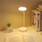 LED Eye Protection Desk Lamp USB Power Supply Adjustable Dimming Three Gears Can Switch Between White Light And Warm Light Small