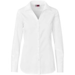 Ladies Long Sleeve Carolina Shirt – White