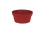 Pot Plastic Pot Capri Bowl Dark Dark Red Artevasi 30CM