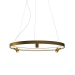 Carla Metal Pendant Light Satin Brass