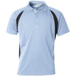 Mens Apex Golf Shirt Light Blue