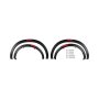 Fender Flares With Red Reflector Suitable For Nissan Navara 2021+ - Autostyle Motorsport South Africa