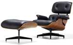 Replica Charles Eames Chair With Stool - White
