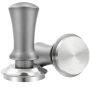 51MM - Threaded Bottom Adjustable Coffee Tamper - Silver