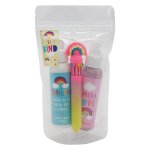 Natures Edition Rainbow Promises Happiness Set With Shimmer Mist 100ML Lotion 100ML Plus An Interchangeable Pen