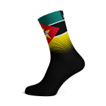 Mozambique Flag Socks - XL Black