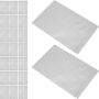 100PCS Thickened Resealable Plastic Bags 12X18CM With White Edge Zip Seal