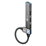 Goobay Slim 4-PORT USB Hub Usb-a To 1 X Usb-a 3.2 And 3 X Usb-a 2.0 2 Pack By Valotronics