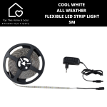 Cool White All Weather Flexible LED Strip Light - 5M