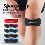 Sports Patella Support Strap For Running Basketball & Cycling - Nylon Knee Stability Band For Fitness Enthusiasts