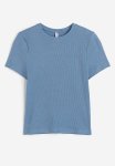 Ribbed T-Shirt - Blue