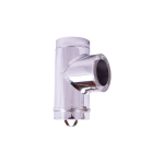 Tech 125 180 Mm T-piece 90 Degree S S Insulated