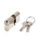 Jaguar Sanlic Cylinder Lock - Stainless Steel Nickel Plated