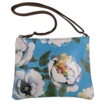 Moss Leather Shoulder Bag Large Magnolias Dreaming