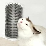 CAT Scratcher Corner Rub Hair Massager Washable Scratching Brush Pet Accessories