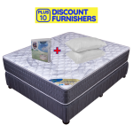 Spinal Contour Queen Size Base Set Including Free Mattress Protector & Twin Pillows