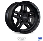 Mag Rims Hammer Matt Black 17X9J-12 5 150 Land Cruiser Roh