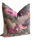 Linen And Velvet 2 Sided Scatter Cushion