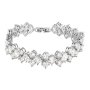 Elegant Silver Zircon Bracelet