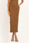 Thalia Midi Skirt - Toffee - Xxs Toffee