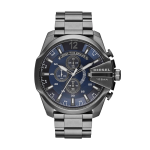Diesel Men&apos S Mega Chief Gunmetal Bracelet Watch