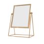 Home Decor Makeup Retro Metal Gold Mirror Rectangle
