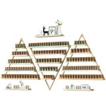 Glam Shelf Polish Display – 3PC Set – Gold