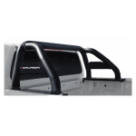 Navara Black Roll Bar With Branded Side Tubes –