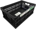 Plastic Collapsible Crate Storage Basket