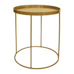 Goldair Gold Drinks Side Table
