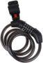 Bicycle Combination Coil Lock With Quick Release