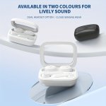 Buluoli Wireless Earbuds With Volume Control Hifi Sound Quality Sports Exercise Headphones With Rechargeable Lithium-polymer Bat