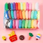12 Colors Ultra-light Clay Space Mud Handcraft Diy Color Mud Plasticine