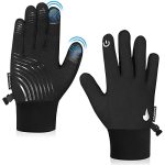 Sawans Kids Cycling Gloves Sports Winter Thermal Boys Girls Children Windproof Anti-slip Touchscreen Gloves Age 4-12 Years Bike