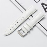 20MM Calf Leather Watch Band White